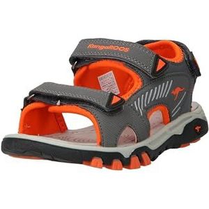 KangaROOS K-Celtic Barbo sandalen voor kinderen, uniseks, Steel Grey Flame, 29 EU