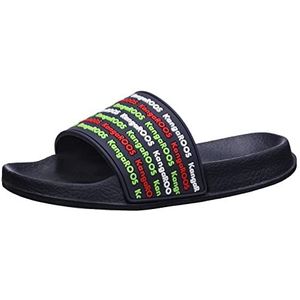 KangaROOS Heren K Idol Slides, Dk Navy Lime, 30 EU