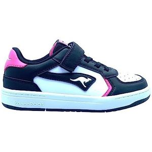 KangaROOS K-cp Move Ev Sneakers voor dames, Jet Black Daisy Pink, 38 EU