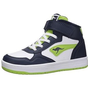 KangaROOS K-cp Jumbo Ev sneakers voor jongens, Dk Navy Lime, 30 EU