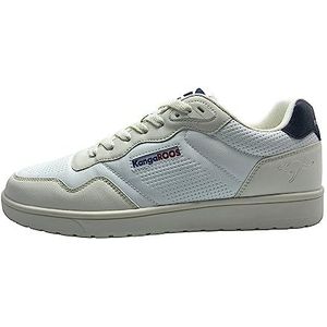 KangaROOS K-slam One Sneakers, uniseks, White Cool Beige, 37 EU