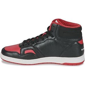 KangaROOS K-Slam Point Mid, Unisex sneakers, Jet Black/Red, 44 EU, Jet Black Red, 44 EU