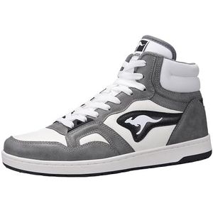 KangaROOS K-slam Point Mid Sneakers, uniseks, Ultimate Grey Jet Black, 38 EU