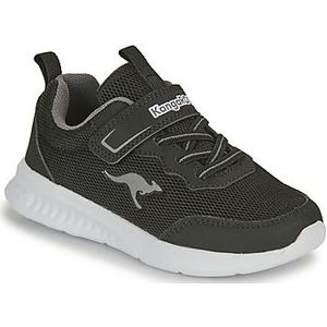 KangaROOS Kl-Rise Ev Sneakers voor kinderen, uniseks, Jet Black Steel Grey, 33 EU