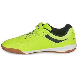 KangaROOS Unisex K-Highyard EV sneakers, neon geel/jet zwart, 39 EU, Neon Yellow Jet Black, 39 EU