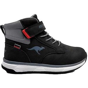 KangaROOS K-WB Winterlaarzen voor heren, Jet Black Steel Grey, 36 EU