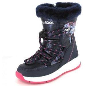 KangaROOS K-cg Monja Ev sneeuwlaarzen voor meisjes, Dk Navy Daisy Pink, 29 EU