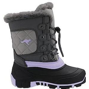 KangaROOS K-Pe Marty Ii RTX Bottes de neige pour femme, gris acier/lavande, 37 EU, Gris acier et lavande, 37 EU