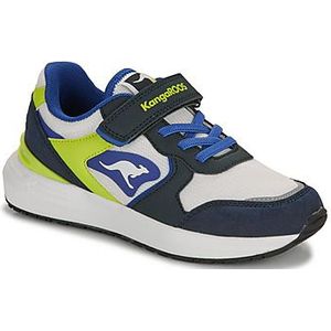 KangaROOS K-Sneak Heat Ev Sneakers voor kinderen, uniseks, Dk Navy Lime, 32 EU