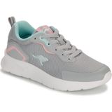 KangaROOS K-NJ Nyla Sneakers voor dames, vapor grey/mint, 38 EU, Vapor Grey Mint, 38 EU