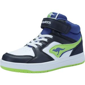 KangaROOS - K-CP Hogan EV - Hoge Kindersneaker - Marine/Groen - Synthetisch Materiaal