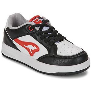 KangaROOS K-CP Dallas Sneakers, uniseks, Jet Black/Fiery Red, 35 EU, Jet Black Fiery Red, 35 EU