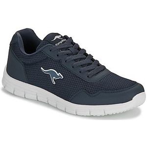 KangaROOS K-FE Dustin sneakers voor heren, donkerblauw/wit, 45 EU, donkerblauw (dark navy) wit, 45 EU