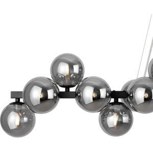 Maytoni Dallas hanglamp 25-lichts, lang, zwart