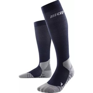 CEP - Merino Tall Hiking Socks - Compressiekousen - Lichtgewicht - Zwart