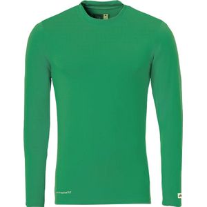 Uhlsport - Distinction Colors - Baselayer Thermoshirt - Groen - Materiaal: Ademend