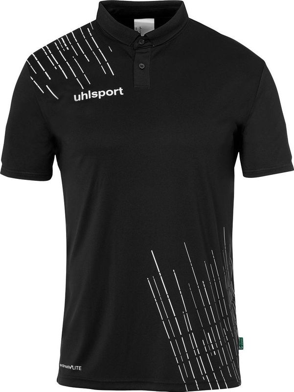 Uhlsport Score Polo Kinderen - Zwart Wit