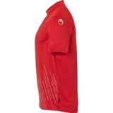 Uhlsport Score Polo Kinderen - Rood Wit