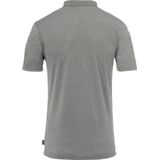 Uhlsport Score Polo Kinderen - Donkergrijs Gemeleerd Zwart