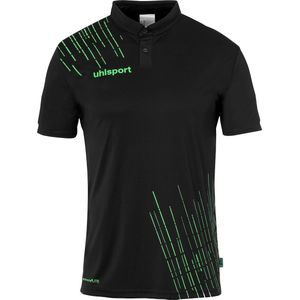 uhlsport - Score 26 - Poloshirt - Zwart/Neon Groen - 100% Gerecycled Polyester