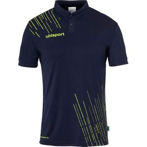 Uhlsport Score Polo Kinderen - Marine Fluogeel
