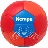 Uhlsport GmbH Kempa Spectrum Synergy Primo handbal spel en trainingsbal met een 30-panel-constructie, uniseks jeugd, rood/Zweeds blauw, 1