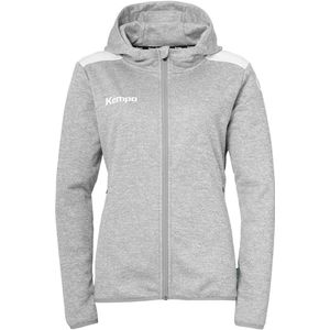 Kempa - Trainingsjack - Zwart - 60% Gerecycled Polyester - Met Capuchon