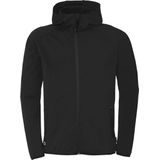 Uhlsport - Id Sweater Met Kap - Kinderen - Zwart / Wit - Gerecycled Polyester en Katoen