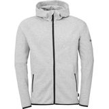 Uhlsport - Id Hooded Jacket - Duffle Coat - Groen - 72% Katoen Bio