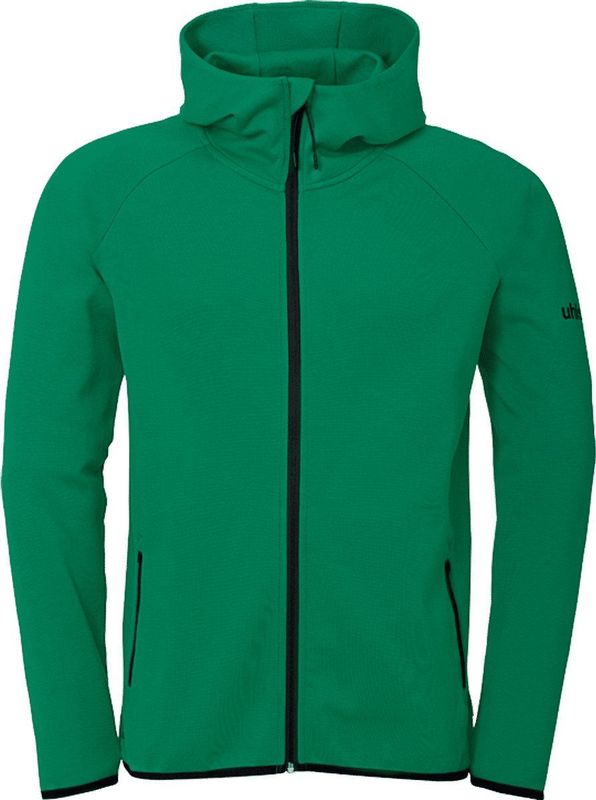 uhlsport - Id Hooded Jacket - Duffle Coat - Duffle - 72% Katoen Bio, 28% Gerecycled Polyester