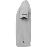 Uhlsport Id T-Shirt Kinderen - Donkergrijs Gemeleerd Zwart