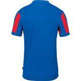 Uhlsport Stripe 2 0 Shirt Korte Mouw Kinderen - Royal Rood