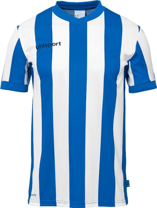 Uhlsport Stripe 2 0 Shirt Korte Mouw Kinderen - Royal Rood