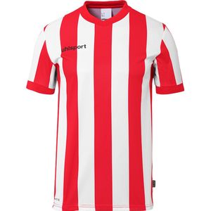 Uhlsport Stripe 2 0 Shirt Korte Mouw Kinderen - Rood Wit
