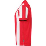 UHLSPORT - Retro Stripe - T-shirt - Rood/Wit - Korte Mouwen - Comfortabel