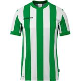Uhlsport - Stripe 2.0 Shirt - Korte Mouw - Groen / Wit - Gerecycled Polyester