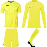Uhlsport - Prediction Bundle Keeperset - Fluogeel - Zwart - Kinderen