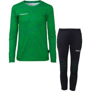 Uhlsport - Prediction Set - Keepersset - Groen - Inclusief Keeperstrui, Short en Sokken