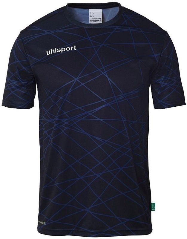 Uhlsport - Prediction - T-shirt - Marineblauw - Korte Mouwen