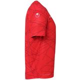 UHLSPORT - Prediction - T-Shirt - Rood - Katoen
