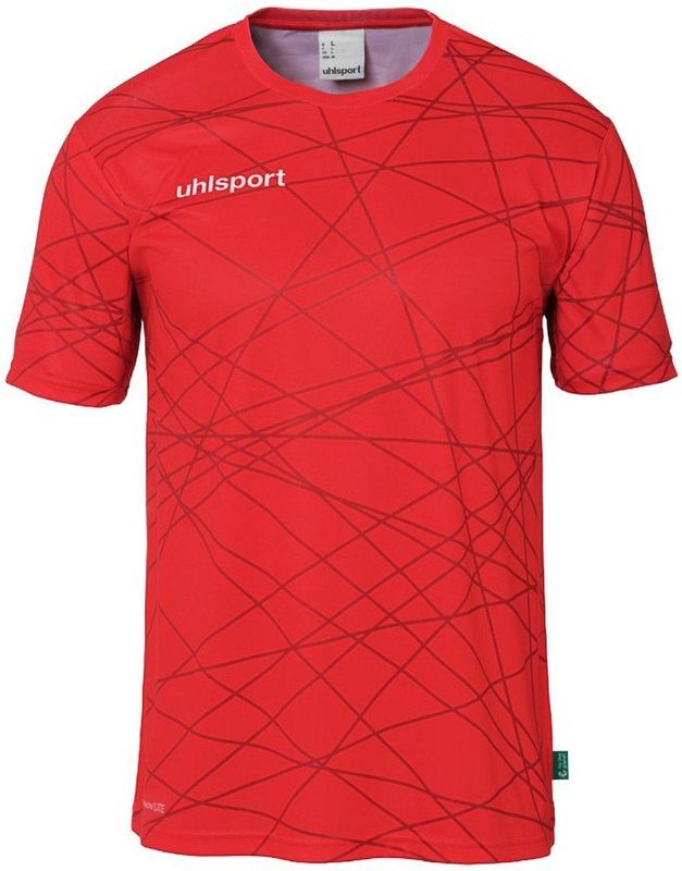 UHLSPORT - Prediction - T-Shirt - Rood - Katoen