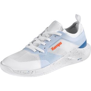 Kempa Kourtfly Handballschuhe Herren weiß/blau 44.5 für Herren, weiß, Gr. 47 EU / 12,5 UK