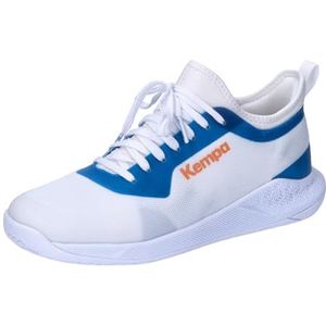 Kempa Kourtfly Jr Handbalschoenen, sportschoenen, jongens, Wit/Blauw