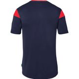 Uhlsport - Squad 27 - Shirt Korte Mouw - Marine / Rood