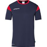 Uhlsport - Squad 27 - Shirt Korte Mouw - Marine / Rood