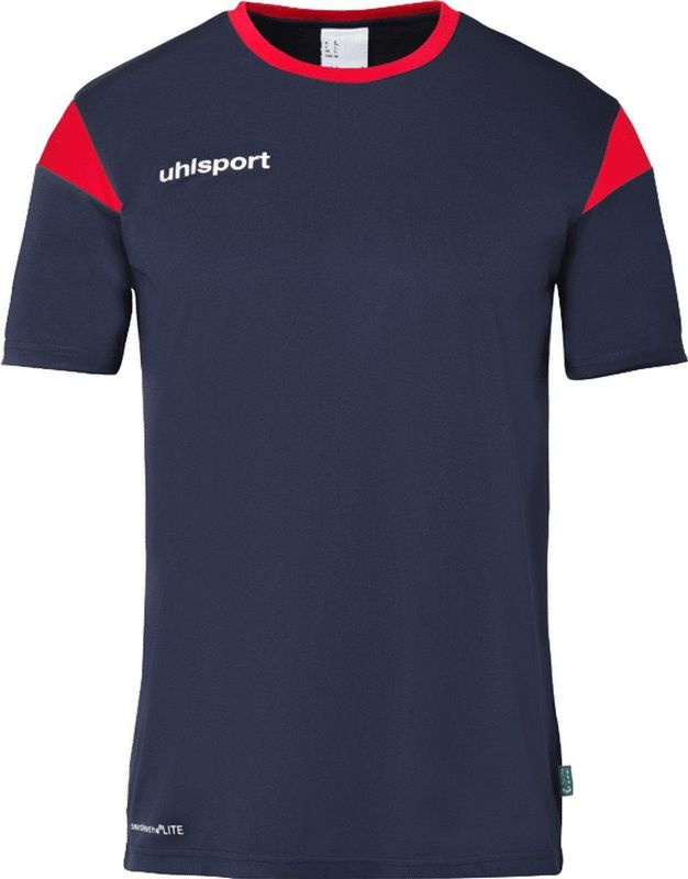 Uhlsport - Squad 27 - Shirt Korte Mouw - Marine / Rood