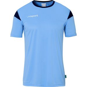 Uhlsport Squad 27 Shirt Korte Mouw Heren - Hemelsblauw / Marine | Maat: XL