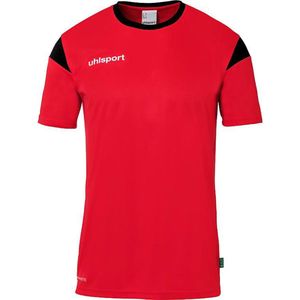 Uhlsport - Squad 27 - Sportshirt - Rood / Zwart - Gerecycled Polyester