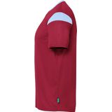 Uhlsport - Squad 27 - Shirt Korte Mouw - Bordeaux / Hemelsblauw