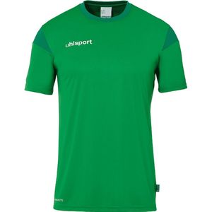 Uhlsport - Squad 27 - Shirt Korte Mouw - Fluo Groen / Zwart